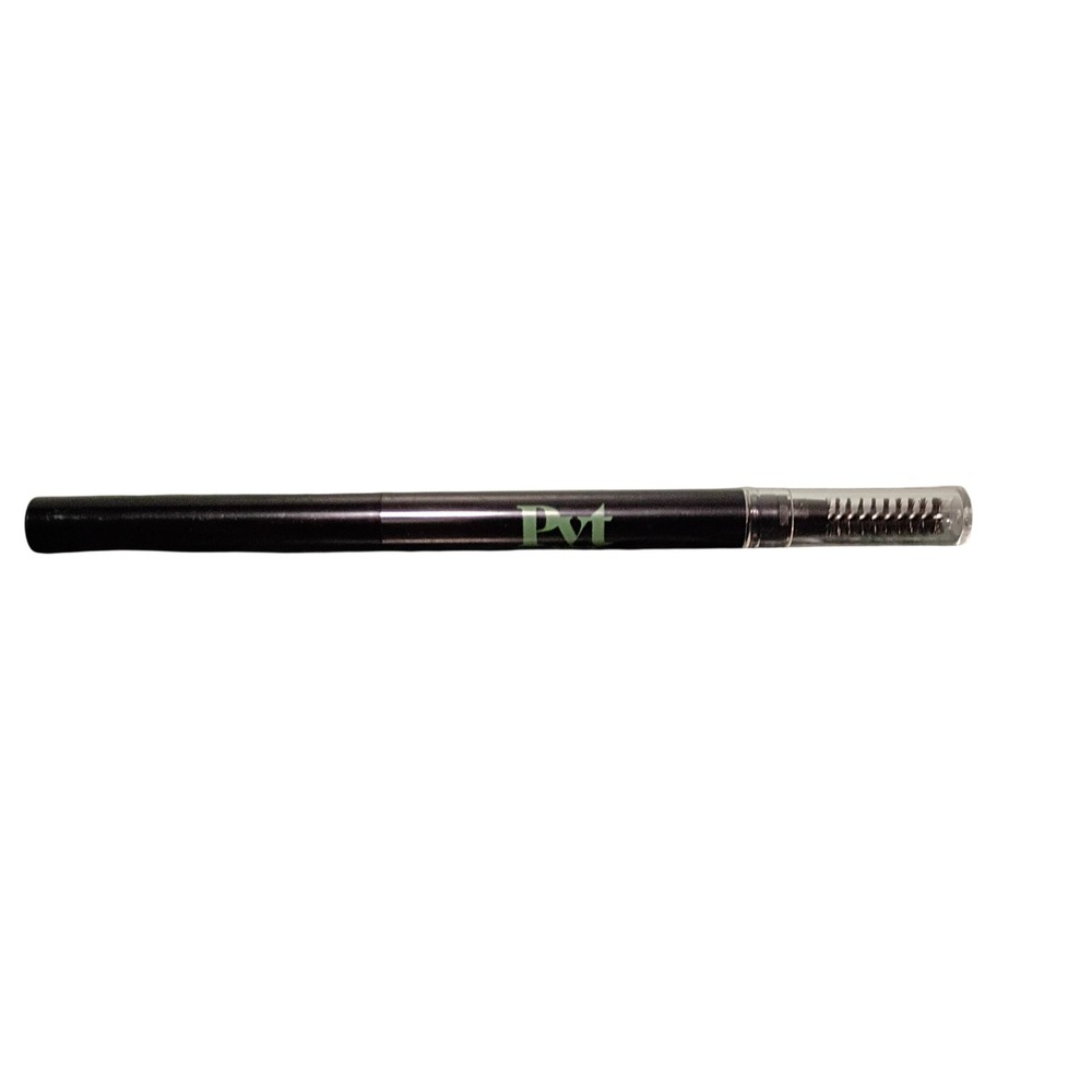 PYT Beauty Brow Goals Pencil Black Dual Ended Retractable Eyebrow Pencil Spoolie